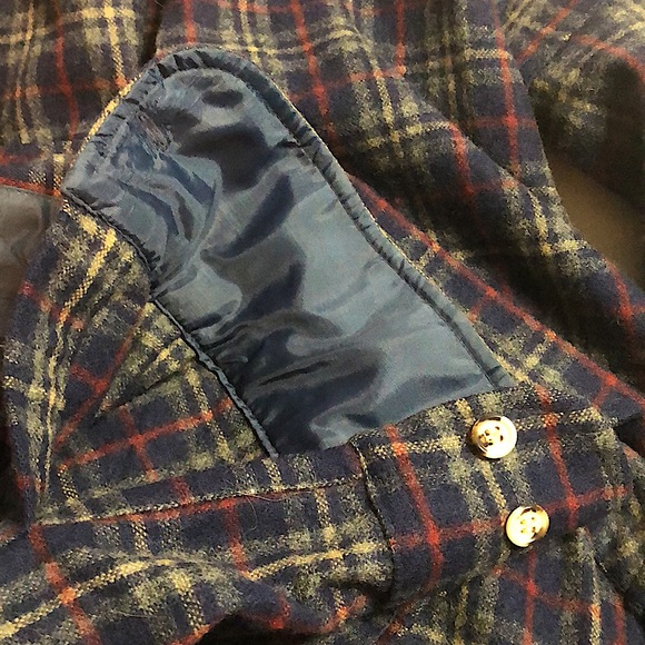 VINTAGE 1970’s Wool Men’s Button-Down - Picture 5 of 8